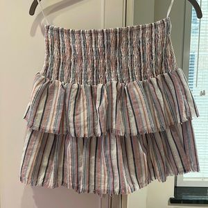 Shein striped mini skirt